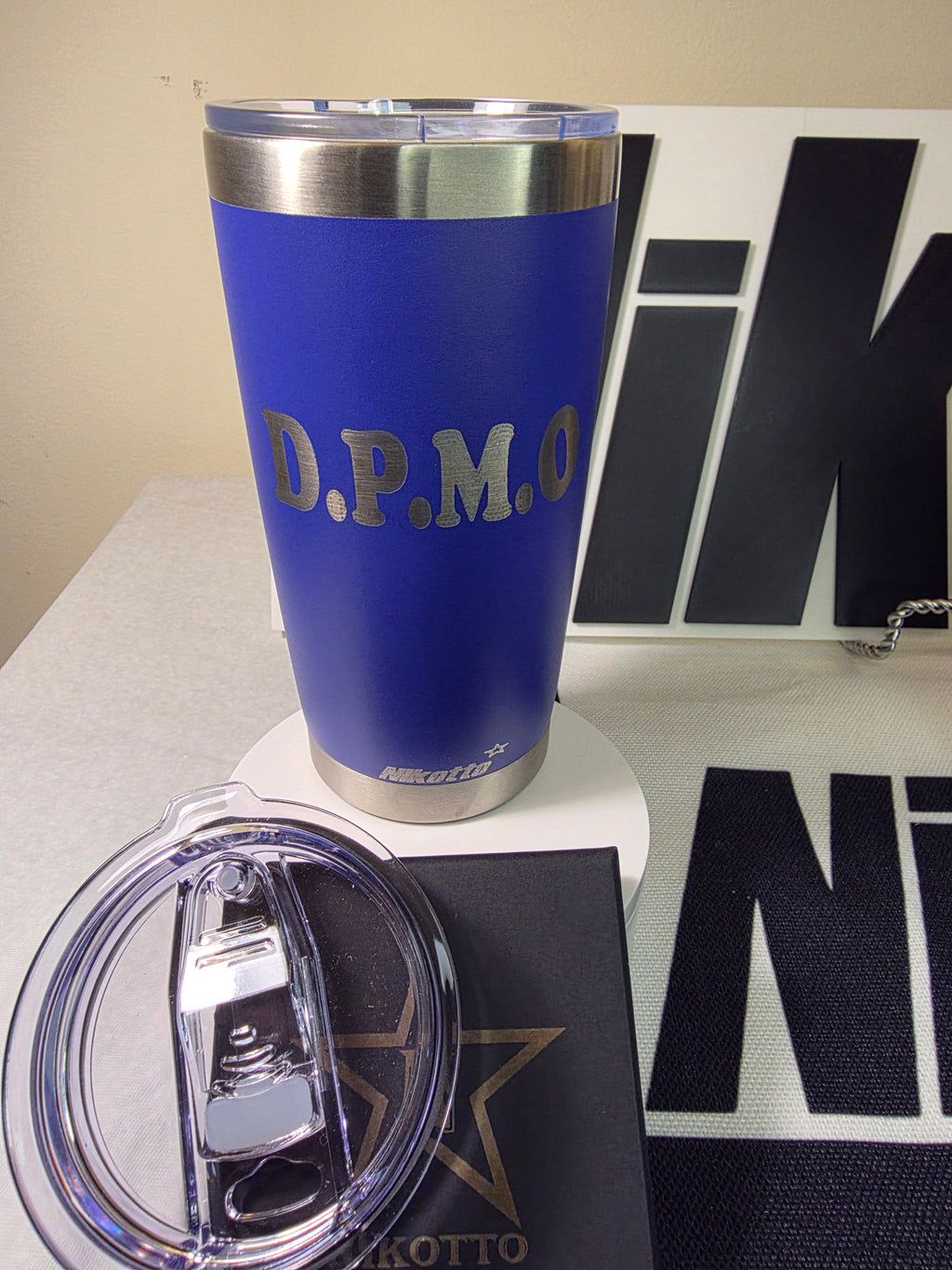 20oz Stainless Steel Tumbler (Custom Laser Engraved) D.P.M.O